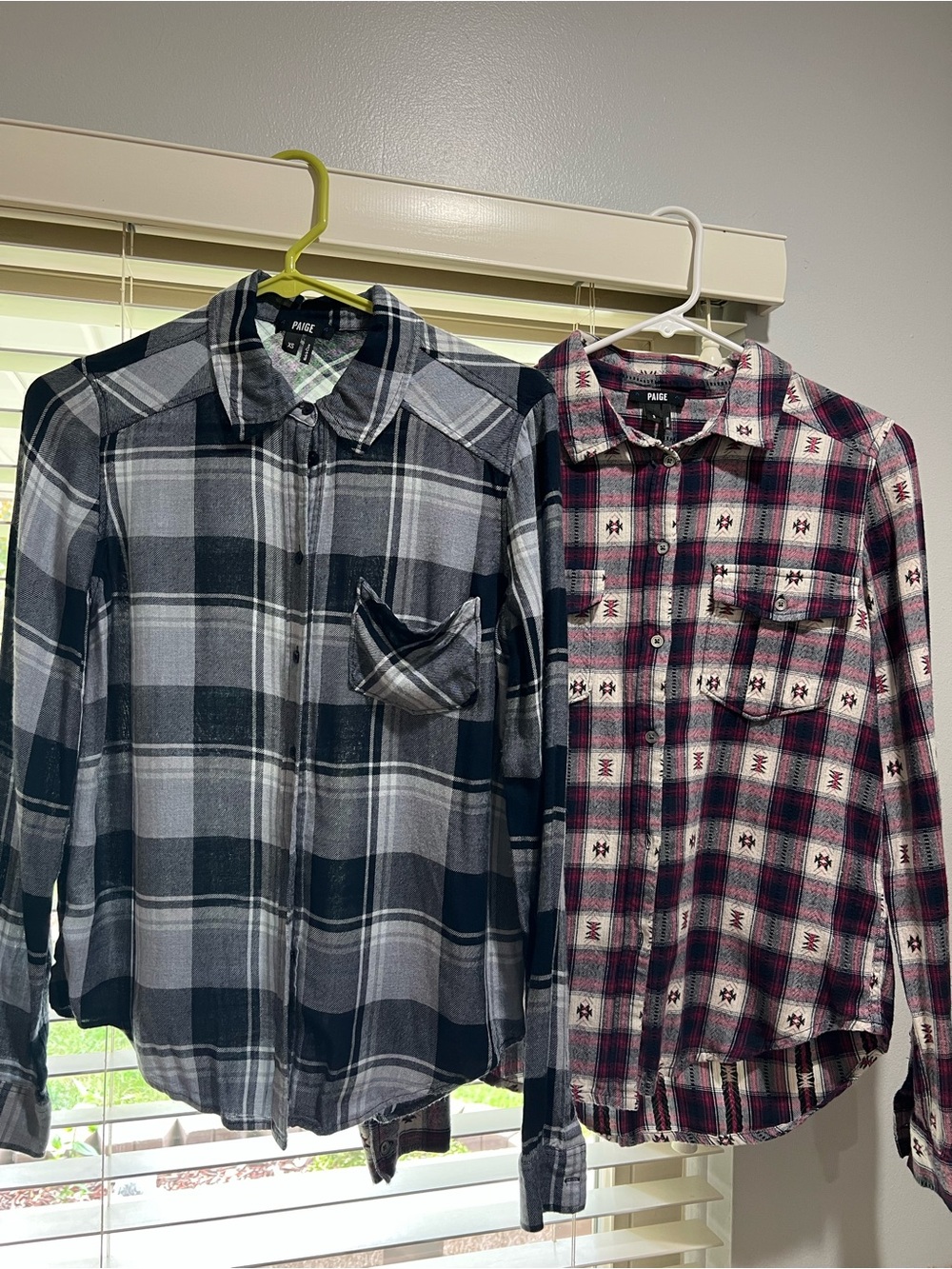PAIGE Bundle of two shirts. Southwestern. XS,S.